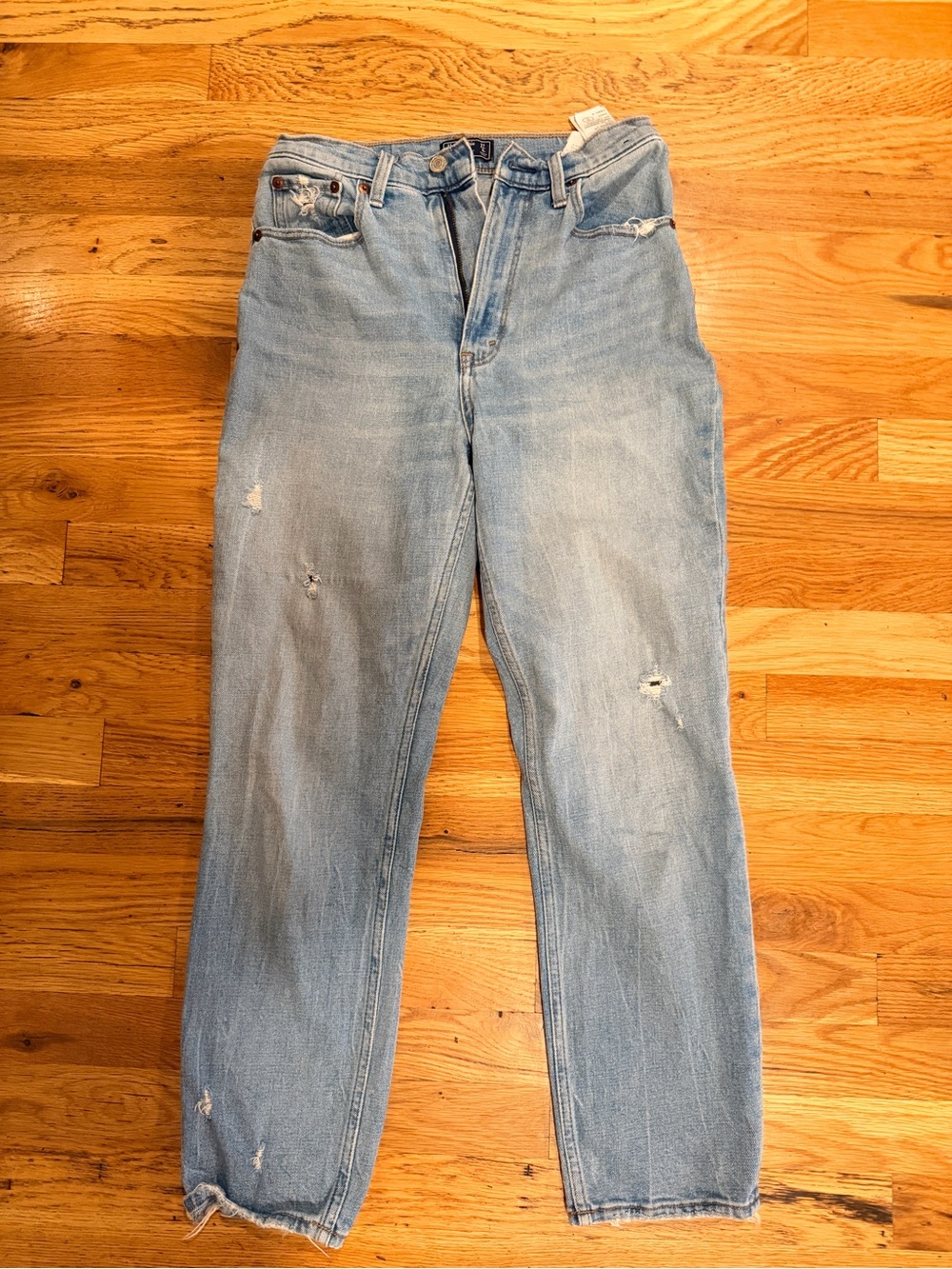Abercrombie & Fitch Light Blue Boyfriend Jeans